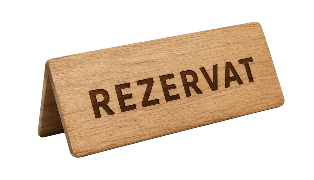 Masă rezervată
